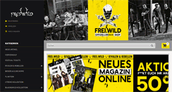 Desktop Screenshot of frei-wild-shop.de
