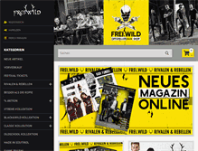 Tablet Screenshot of frei-wild-shop.de